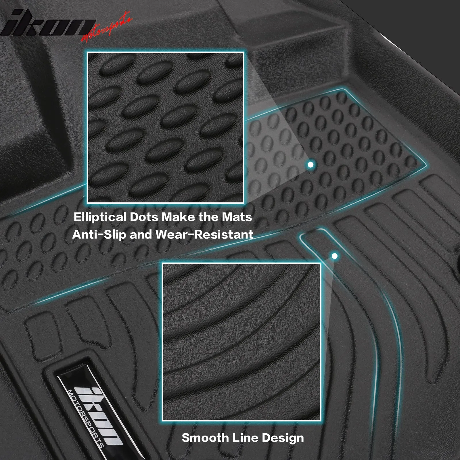 2015-2020 Chevy Tahoe GMC Yukon 3D Molded Floor Mats Carpet Liner TPE