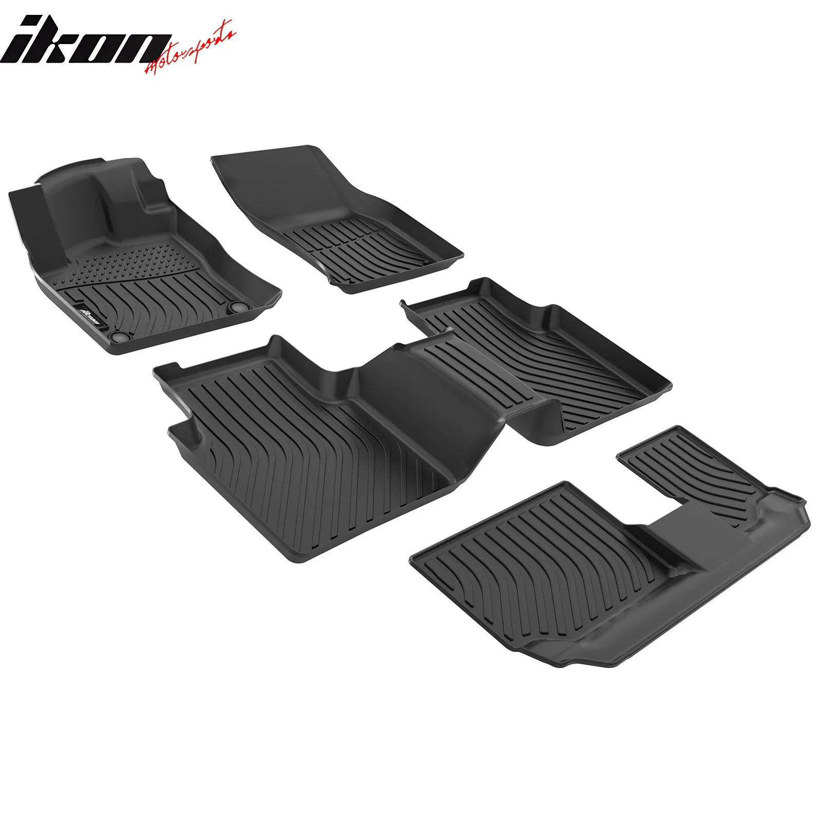 2018-2024 VW Tiguan 7 Seats 3D TPE All Season Floor Mats Carpets 4PCS