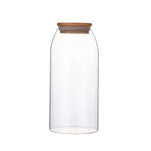 450Ml Household Transparent Glass Jar With Sealed Cork Lid