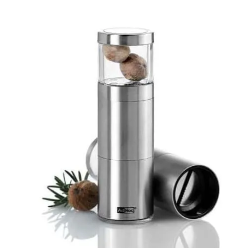 AdHoc Stainless Steel MUSKATINO Nutmeg Mill