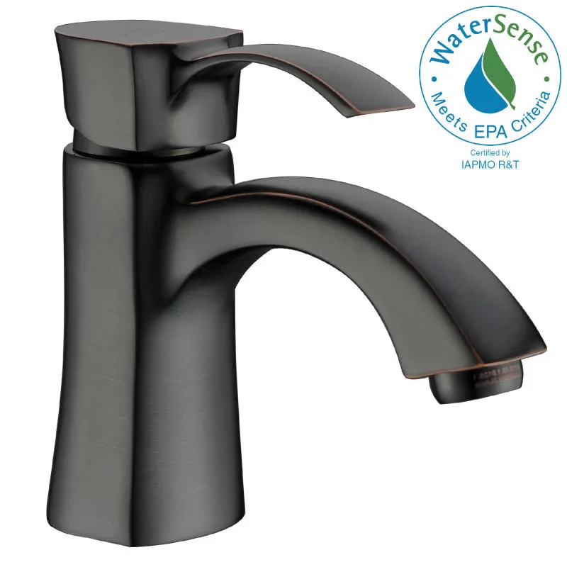 ANZZI Alto Series Single Hole Single-Handle Mid-Arc Bathroom Faucet