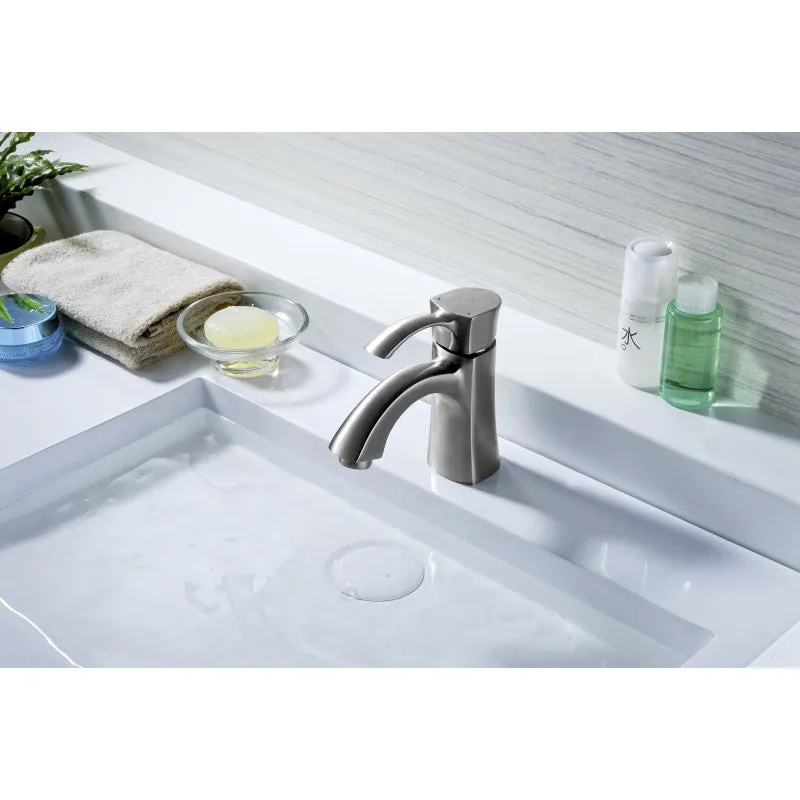ANZZI Alto Series Single Hole Single-Handle Mid-Arc Bathroom Faucet