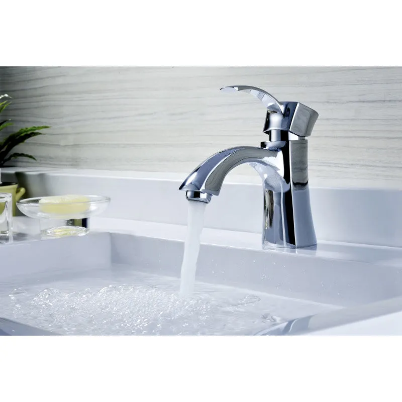ANZZI Alto Series Single Hole Single-Handle Mid-Arc Bathroom Faucet