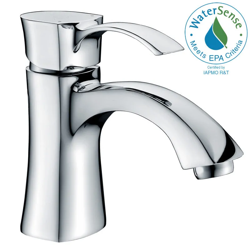ANZZI Alto Series Single Hole Single-Handle Mid-Arc Bathroom Faucet