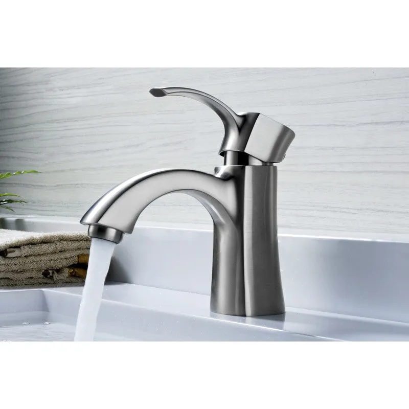 ANZZI Alto Series Single Hole Single-Handle Mid-Arc Bathroom Faucet