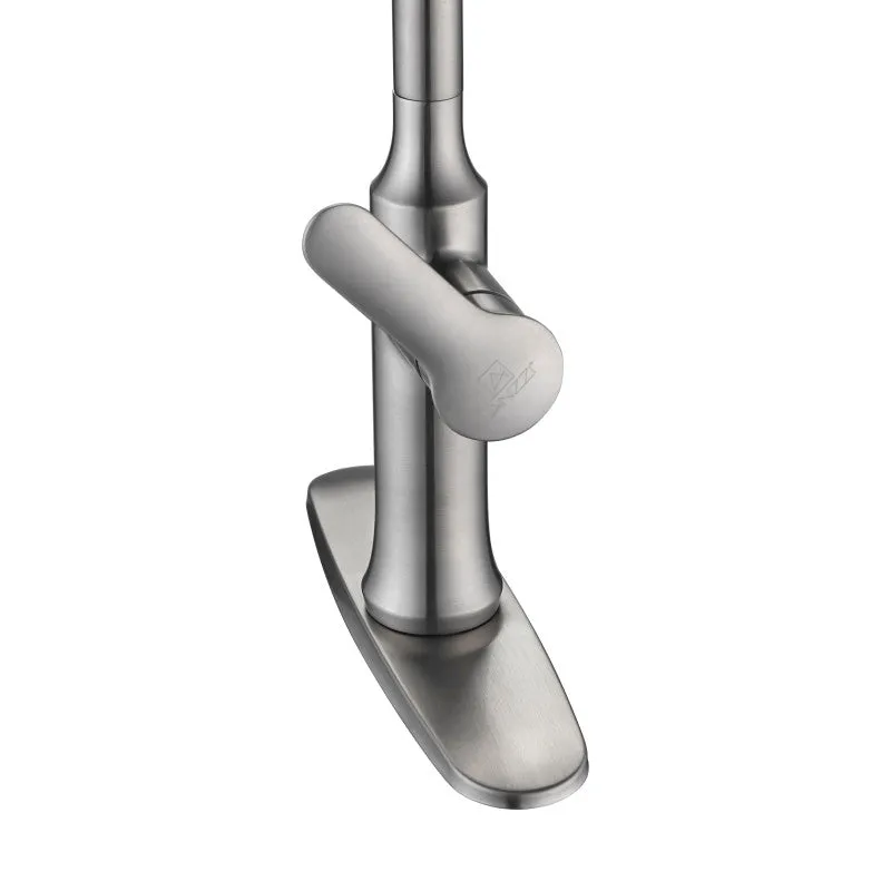 ANZZI Cresent Single Handle Pull-Down Sprayer Kitchen Faucet