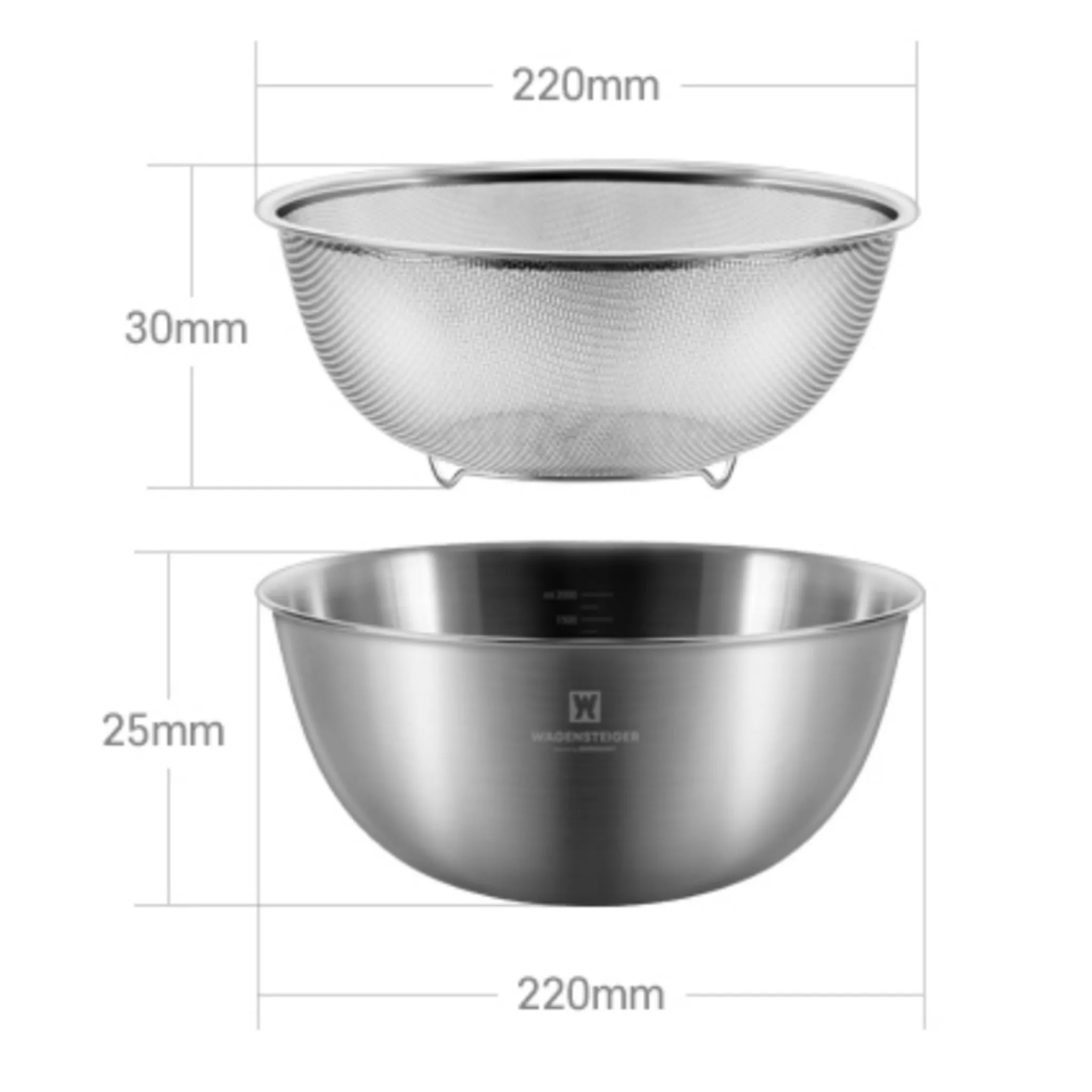 Bargainsteiguer Stainless Steel Mesh & Mix - Mixing Bowl / Dish - 🏆 #24 - Kitchen Essentials - Best of December