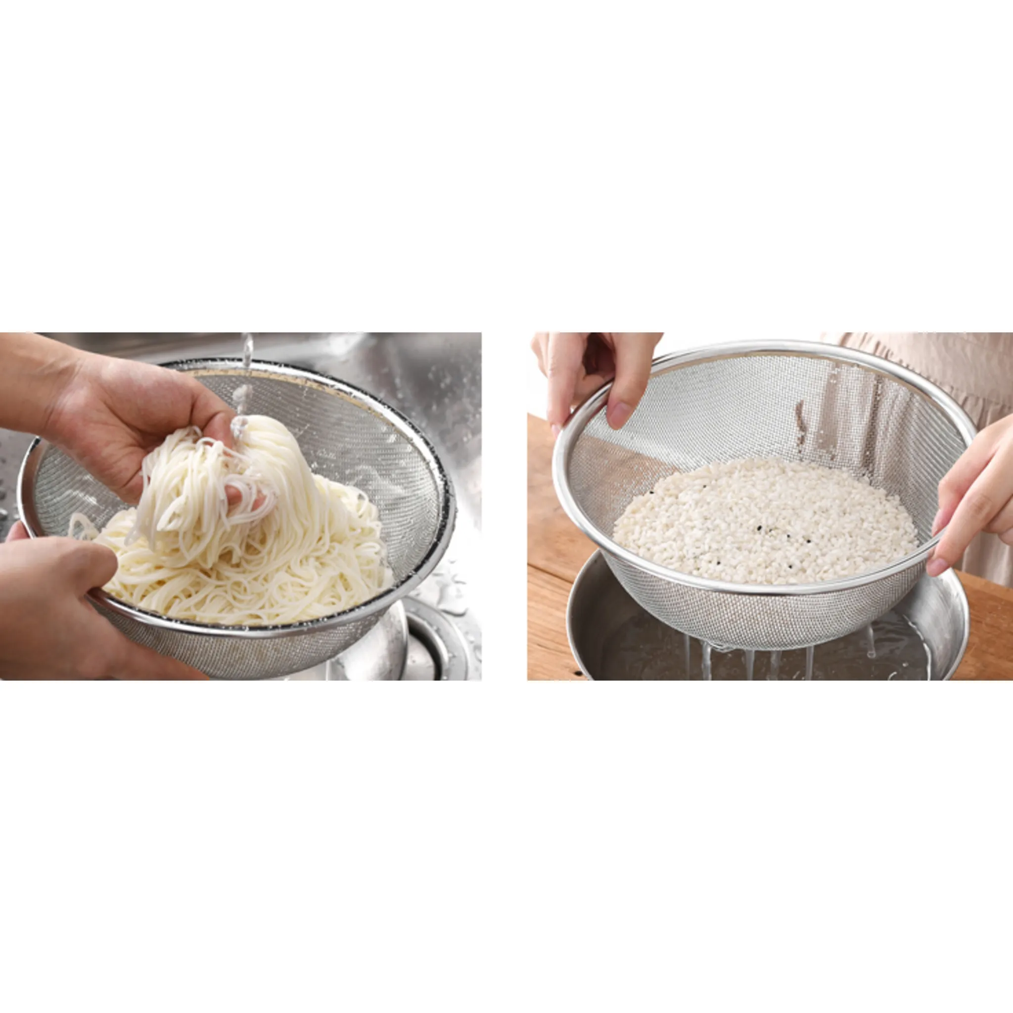 Bargainsteiguer Stainless Steel Mesh & Mix - Mixing Bowl / Dish - 🏆 #24 - Kitchen Essentials - Best of December
