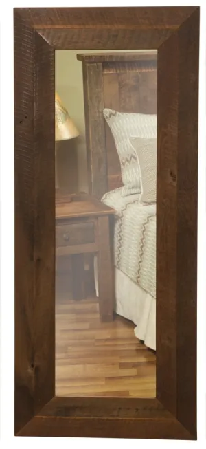 Barnwood Floor Mirror
