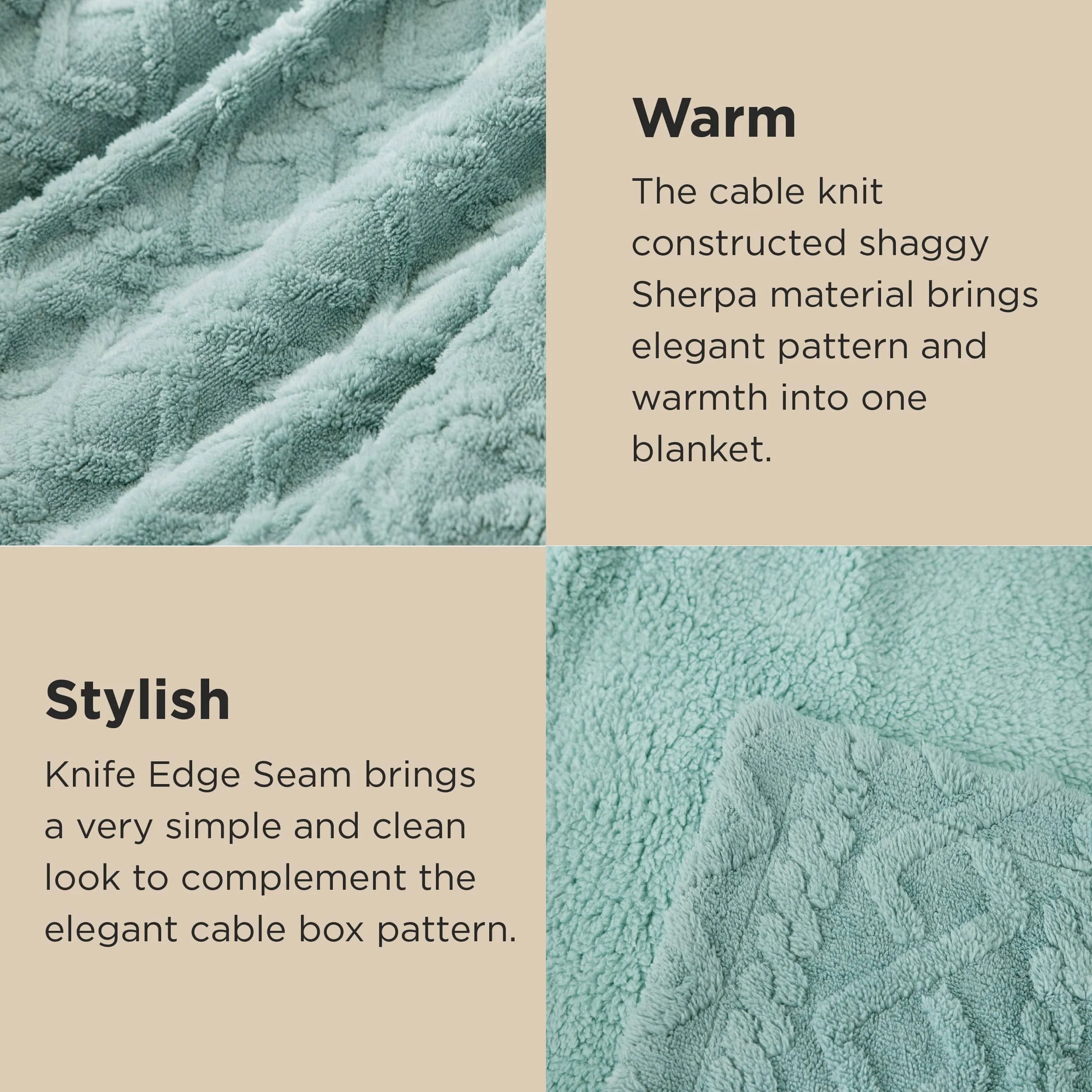 Bedsure Sherpa Throw Blanket For Couch