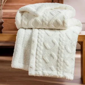 Bedsure Sherpa Throw Blanket For Couch