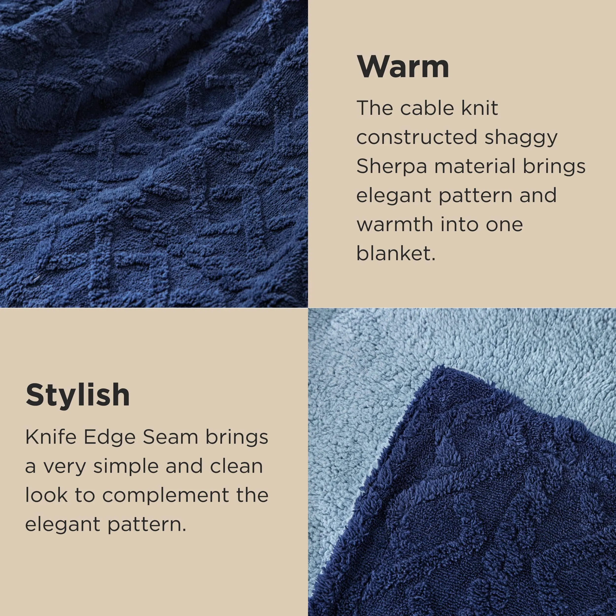 Bedsure Sherpa Throw Blanket For Couch