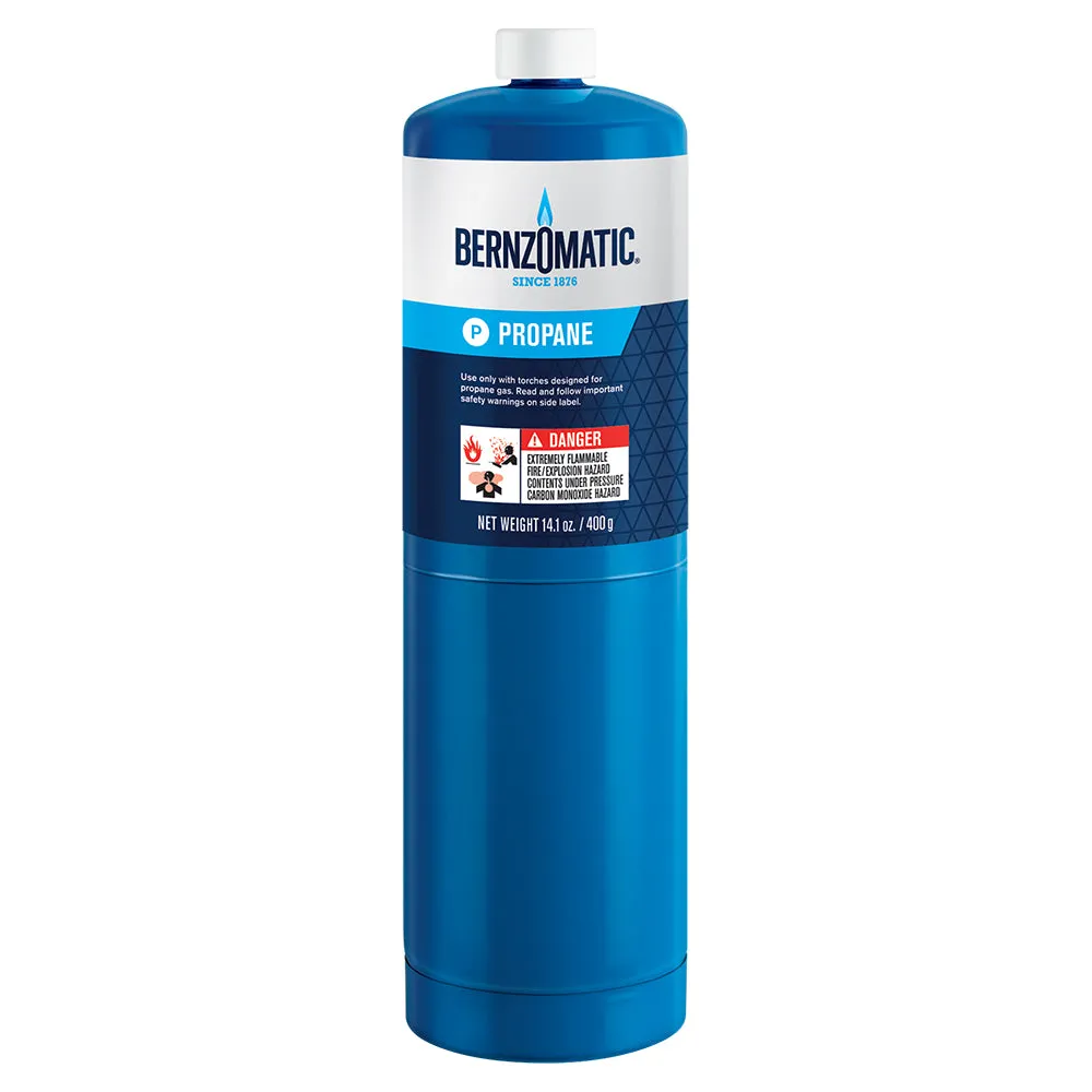 BERNZOMATIC BERNZOMATIC PROPANE HAND TORCH CYCLINDER 400GRAM (14.1OZ) TX9 (74986) BER304182