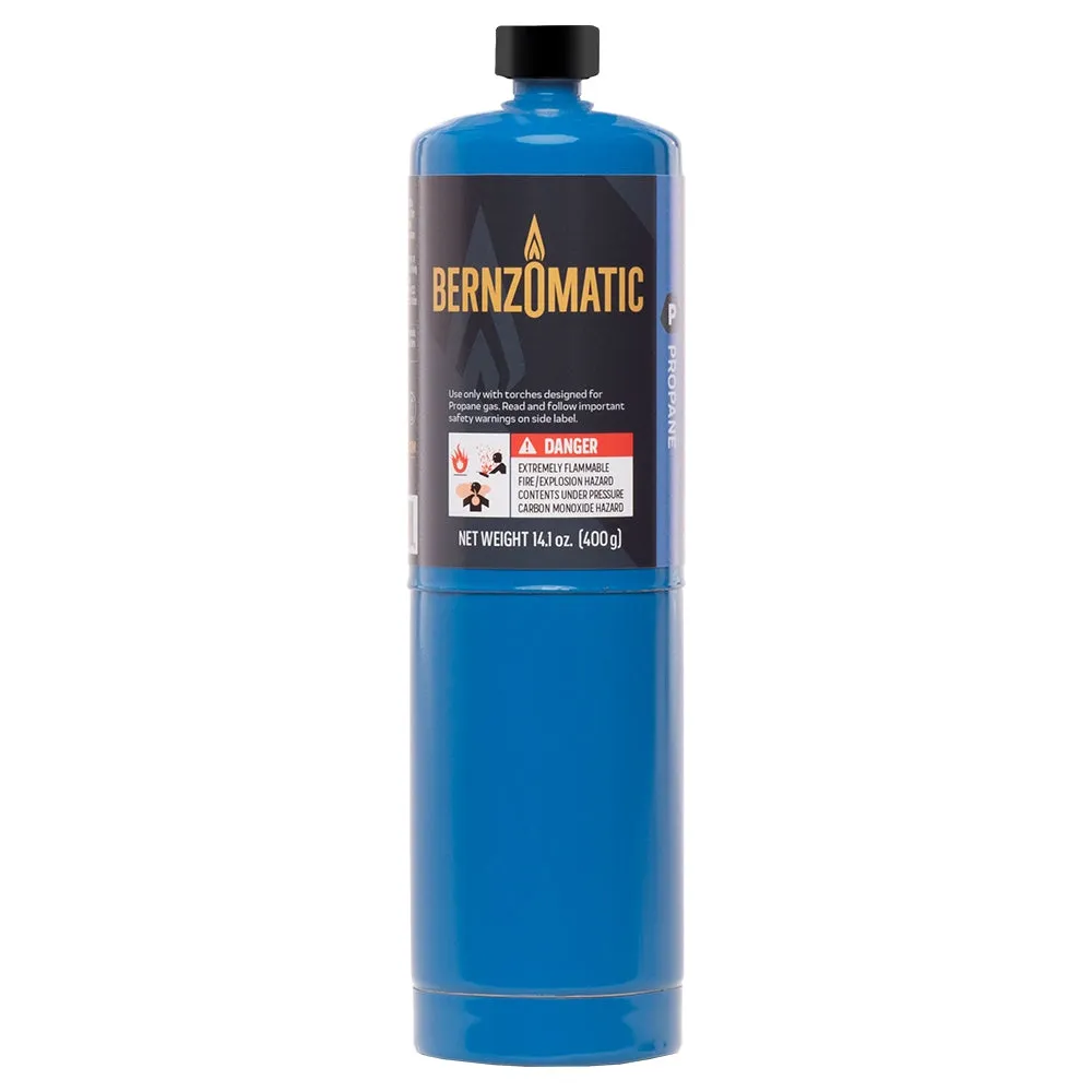 BERNZOMATIC BERNZOMATIC PROPANE HAND TORCH CYCLINDER 400GRAM (14.1OZ) TX9 (74986) BER304182