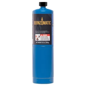 BERNZOMATIC BERNZOMATIC PROPANE HAND TORCH CYCLINDER 400GRAM (14.1OZ) TX9 (74986) BER304182