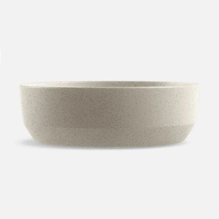 Bevel Wheat Dog Bowl