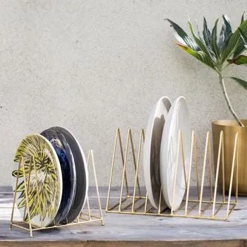 Bronzed Plate Racks