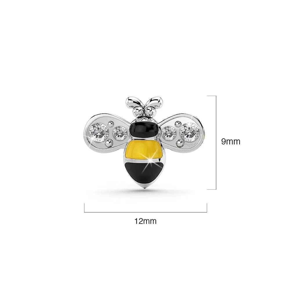 Bumblebee Crystal Earrings