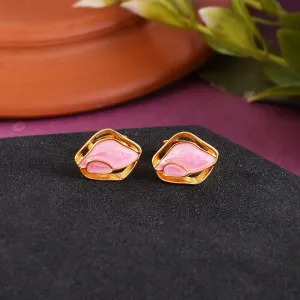 Coloured Enamel Small Studs For Women