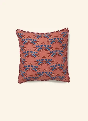 Cushion Cover  - Pink Nouveau Plum