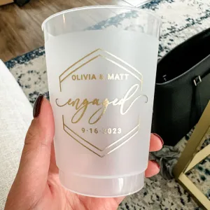 Custom Engaged Shatterproof Cups