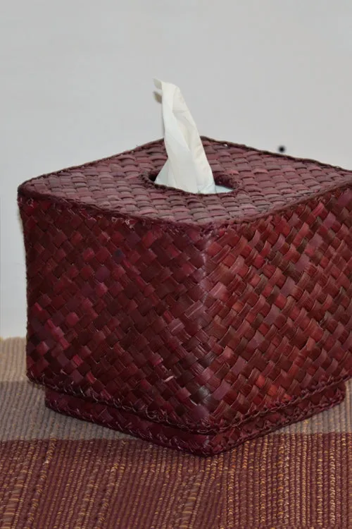 Dharini Screw Pine Boutique Tissue Box