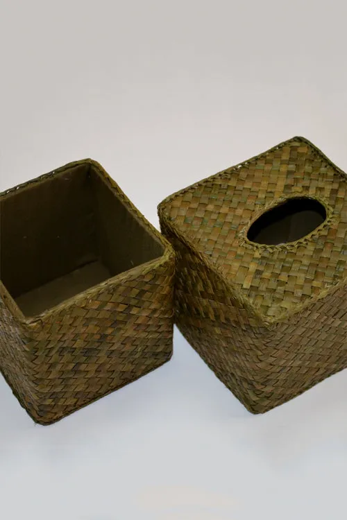 Dharini Screw Pine Boutique Tissue Box