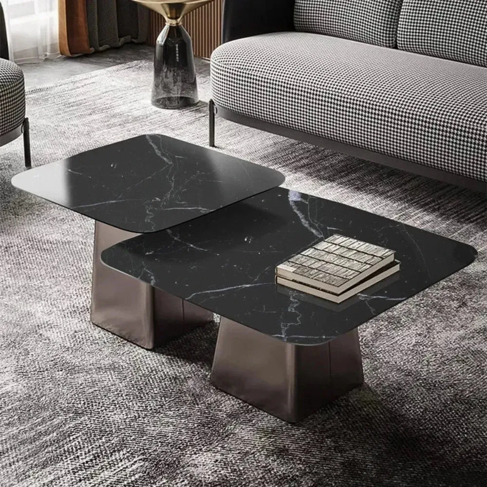 Flash Black Nesting Table Set of Two - Center Table