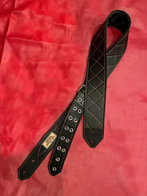 Guitar Slinger Classic 3" Red/Black Guitar Strap