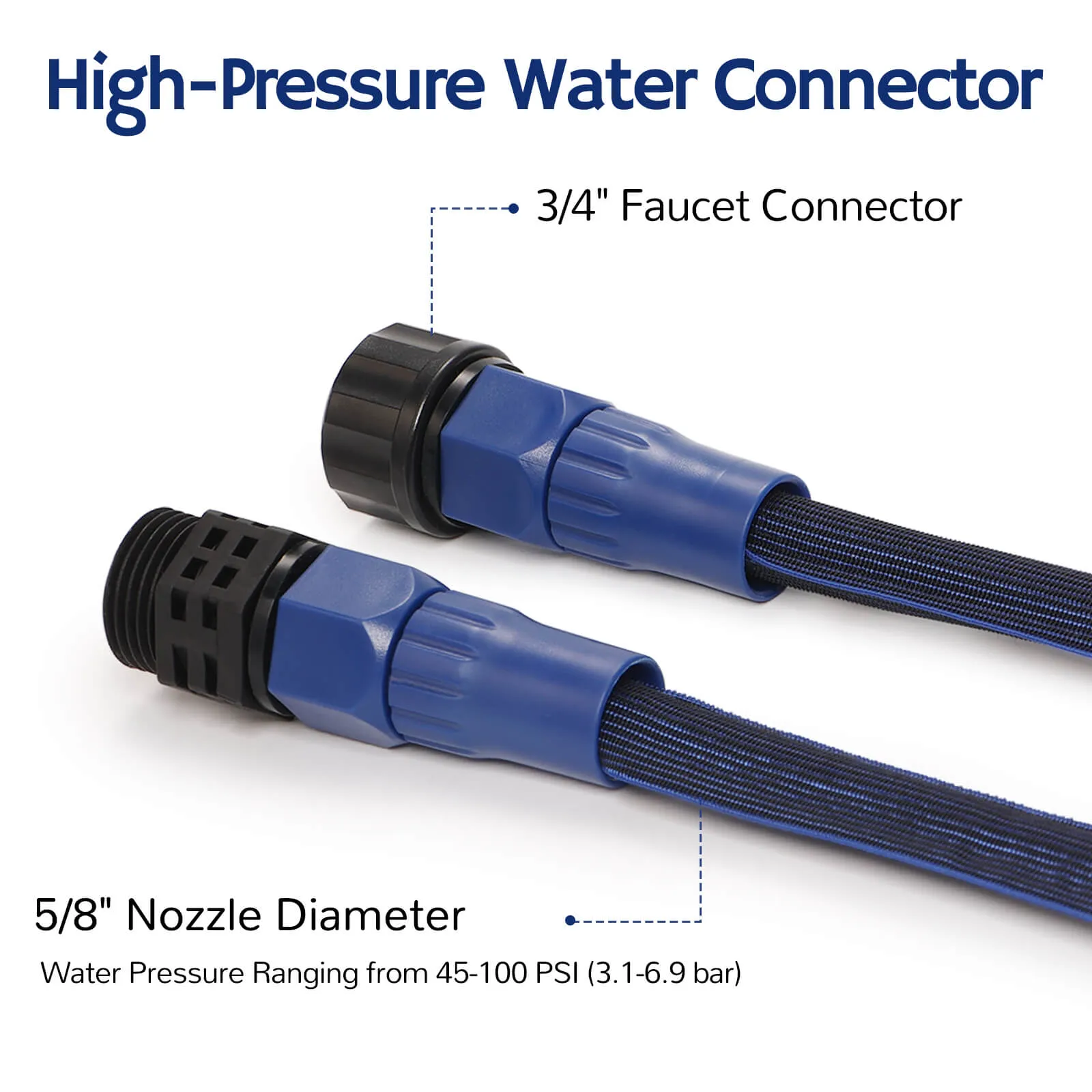 HE100 Water Expandable Hose, 100ft