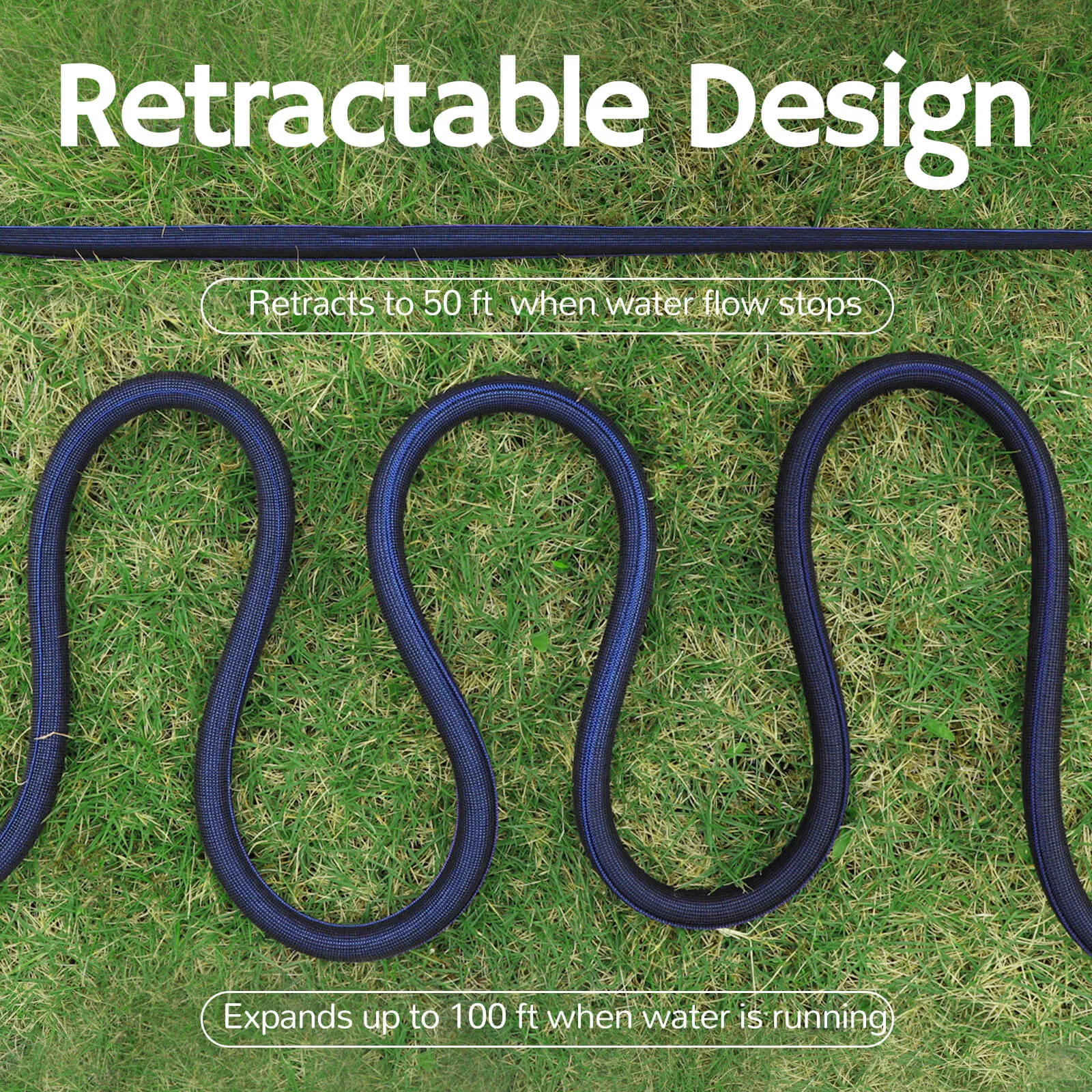 HE100 Water Expandable Hose, 100ft