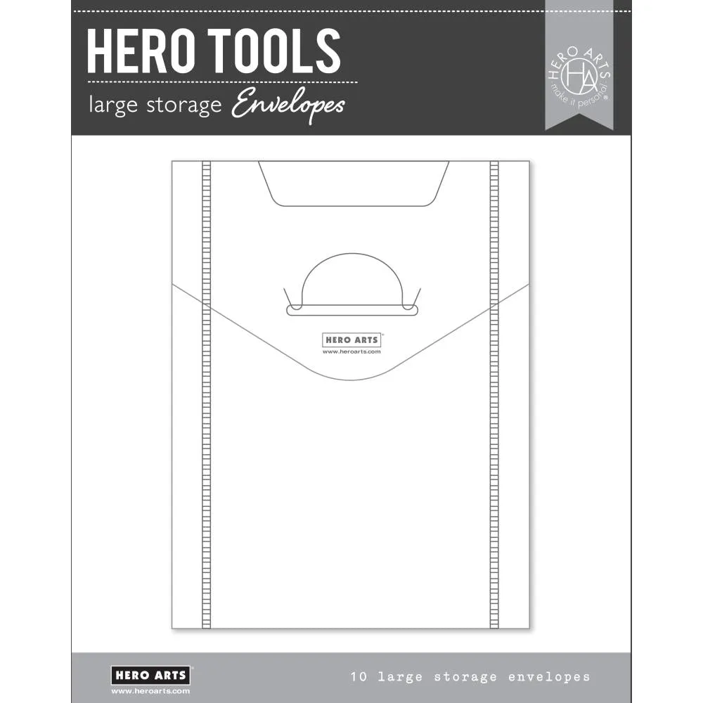 Hero Arts - Hero Tools - Large Storage Envelopes 7x9