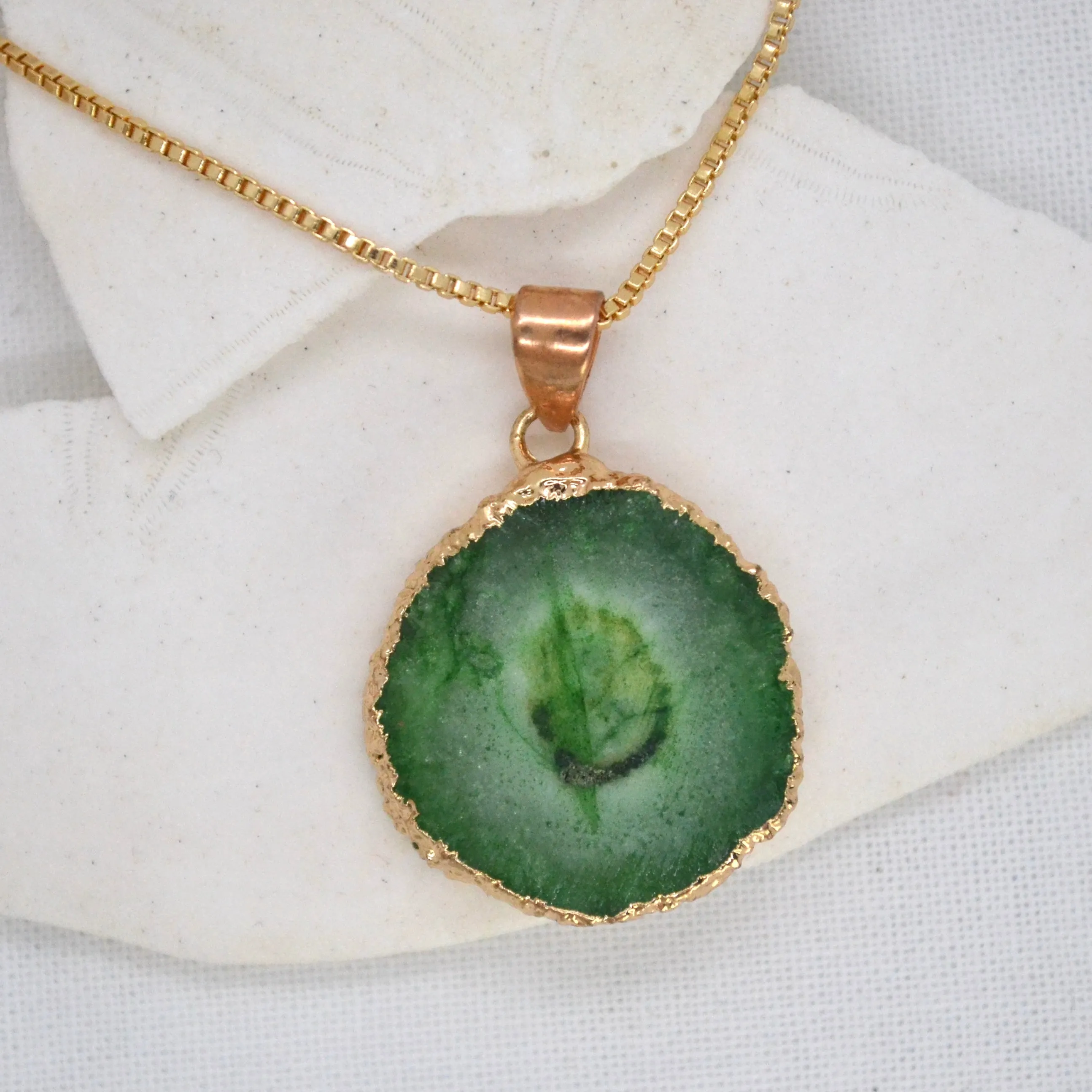 Iris | Agate Pendant Necklace