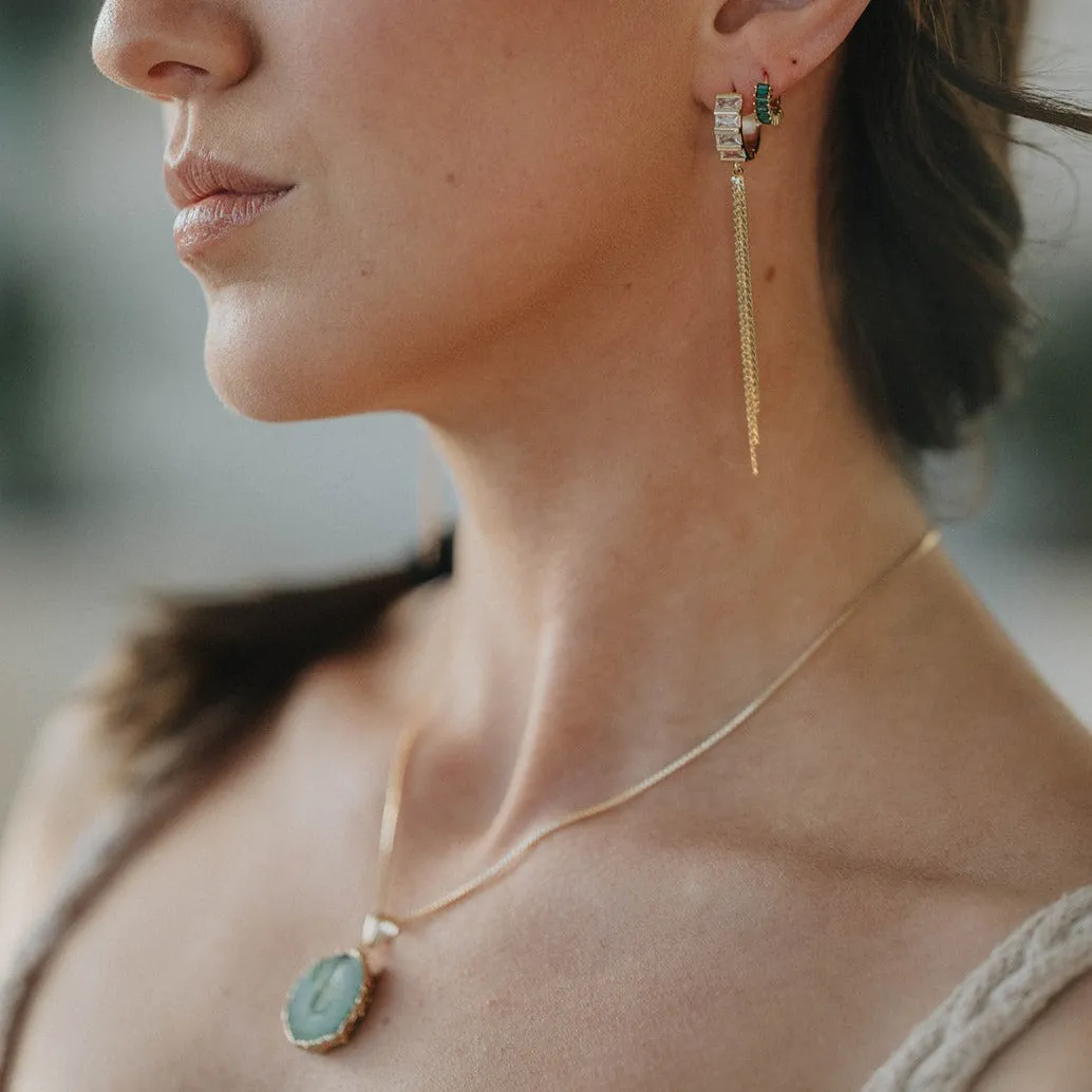 Iris | Agate Pendant Necklace