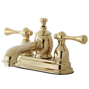 Kingston Brass KS7002BL 4 in. Centerset Bathroom Faucet, Polished Brass