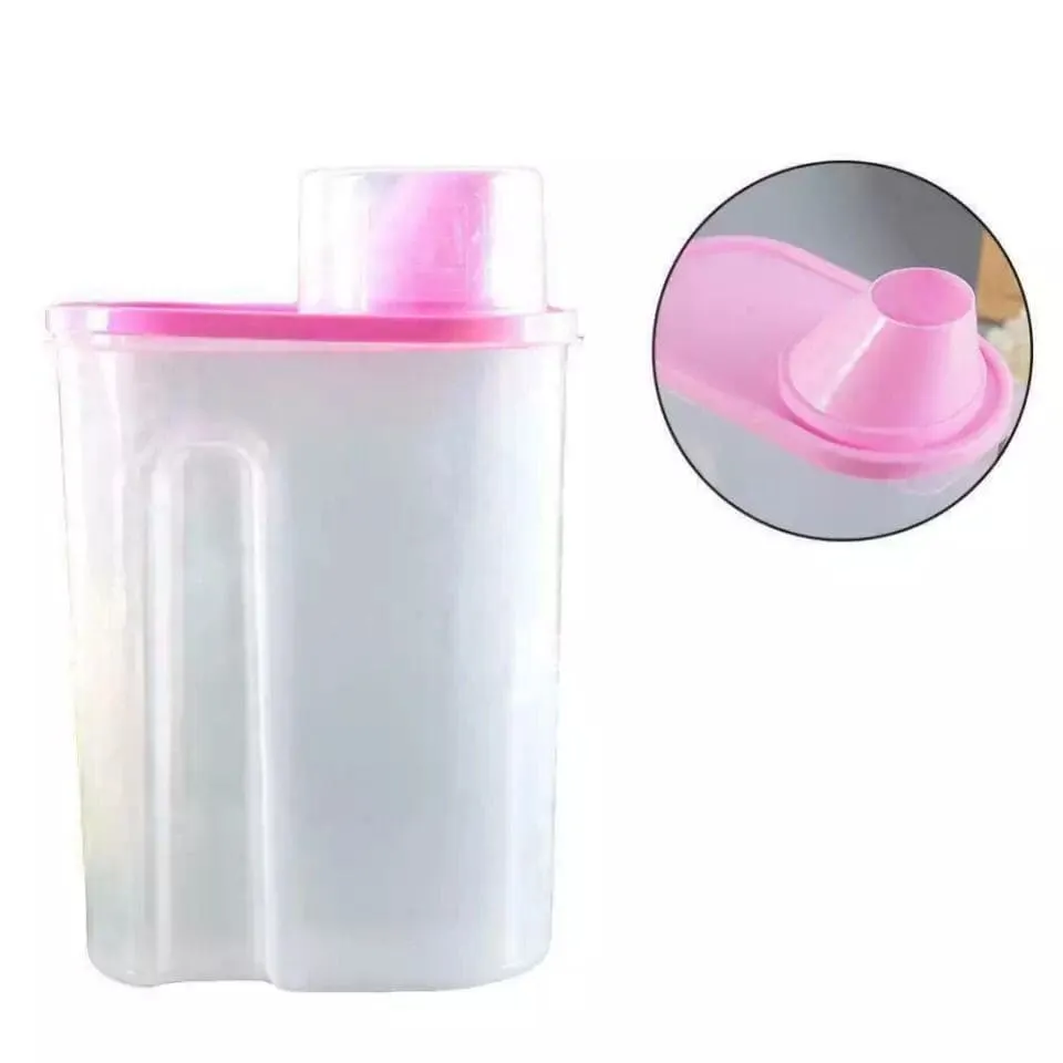 Large Capacity Airtight Dry Food Container, Cereal Flour Grain Food Storage Bottle, Durable Cereal Storage Sealing Can, BPA Free Clear Plastic Kitchen Cereal Bin