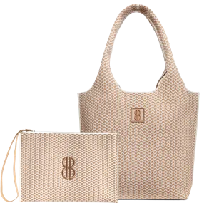 medium - Buckthorn Diamond Tote With Pouch