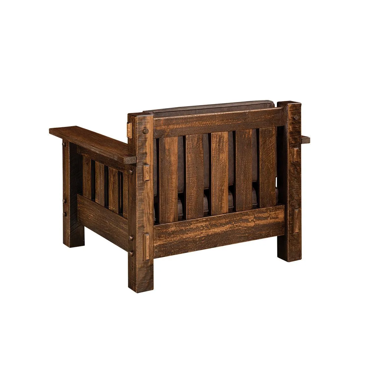 Mountain Roughsawn Wood Easy Chair
