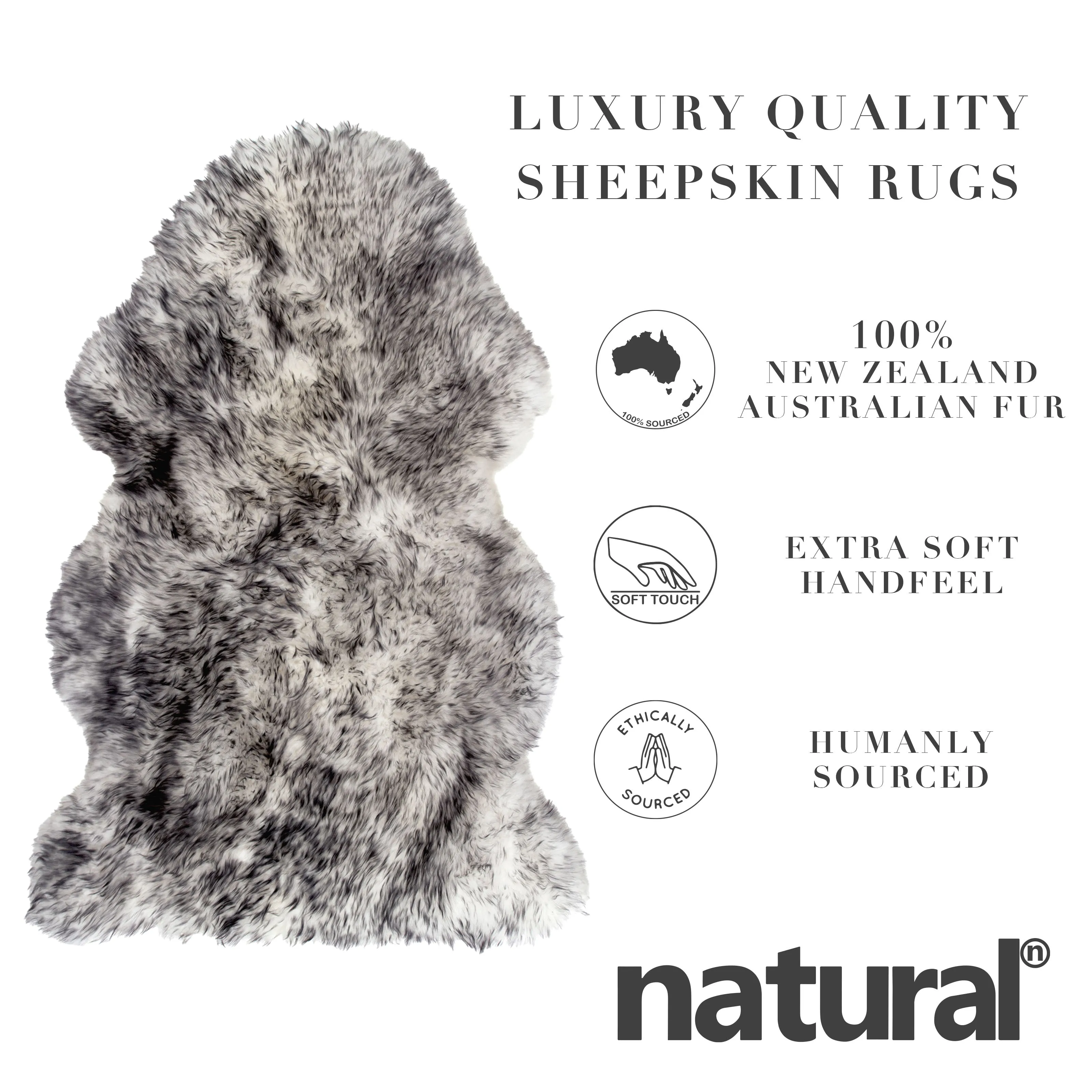 Natural Pet New Zealand Sheepskin Single Throw-1-Piece