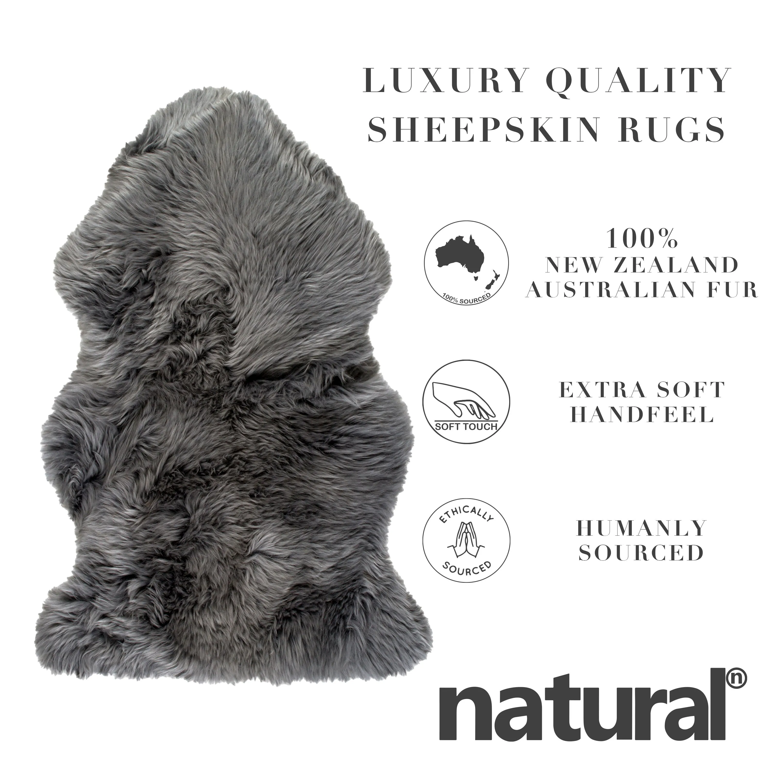 Natural Pet New Zealand Sheepskin Single Throw-1-Piece