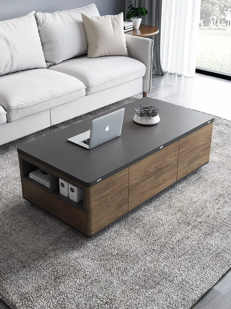 Nordic FlexiLift Coffee Table - Transformable Chic Furniture for Modern Living