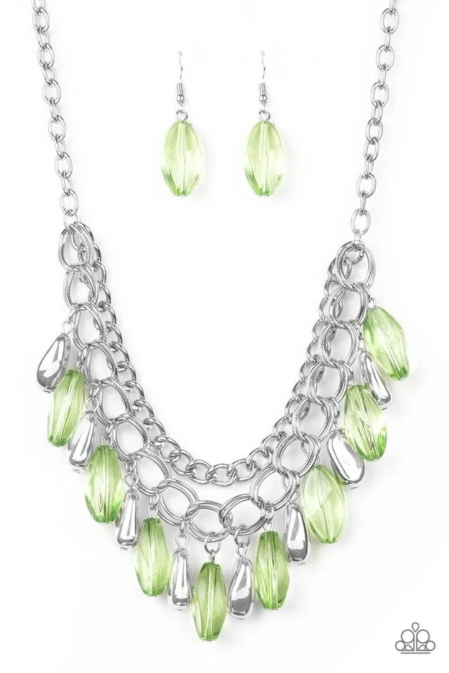 Paparazzi Accessories - Spring Daydream #N297 Peg - Green Necklace