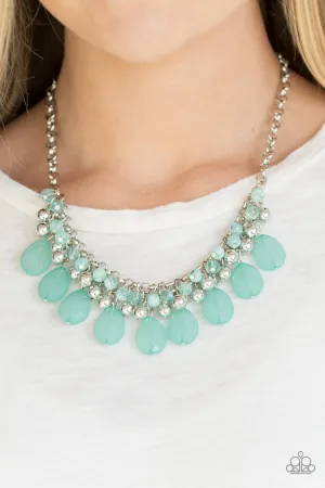 Paparazzi Accessories - Trending Tropicana #N296 Box 3 - Green Necklace
