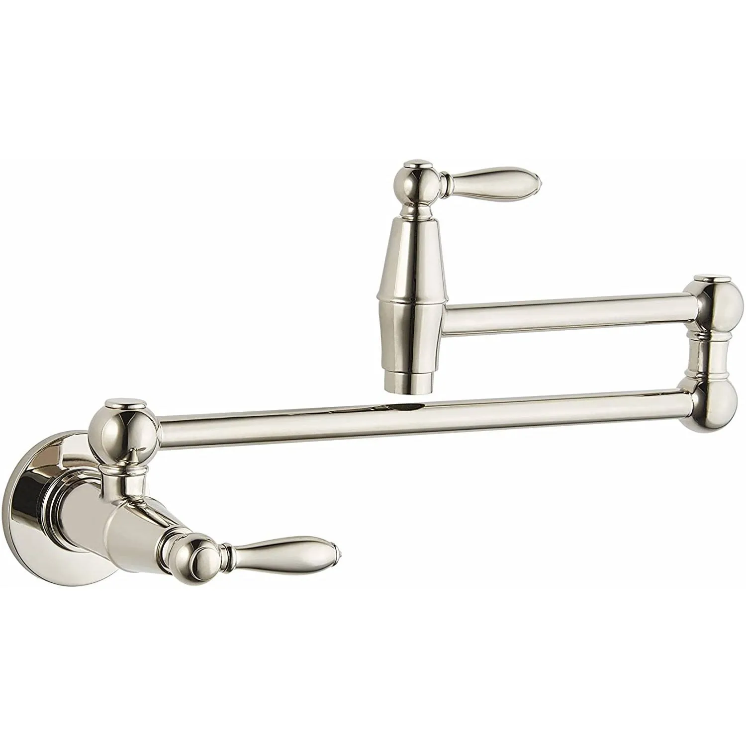 Pfister GT533-TDD Port Haven Pot Filler Faucet in Polished Nickel, Wall-Mount