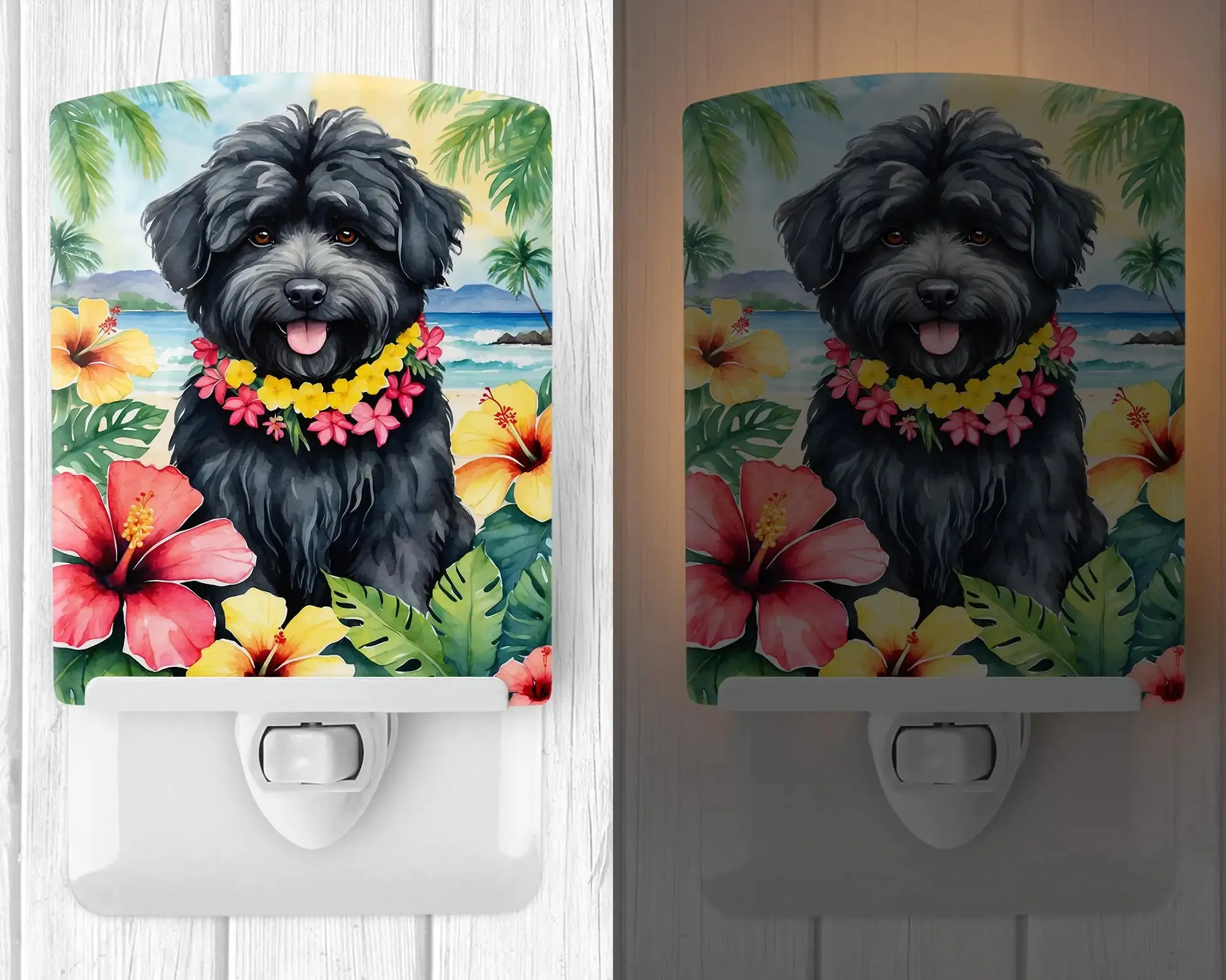 Puli Luau Ceramic Night Light