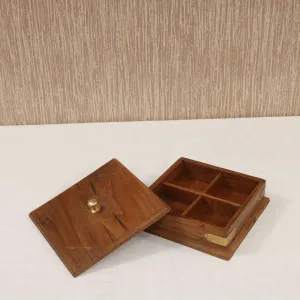 Quaint wooden storage box