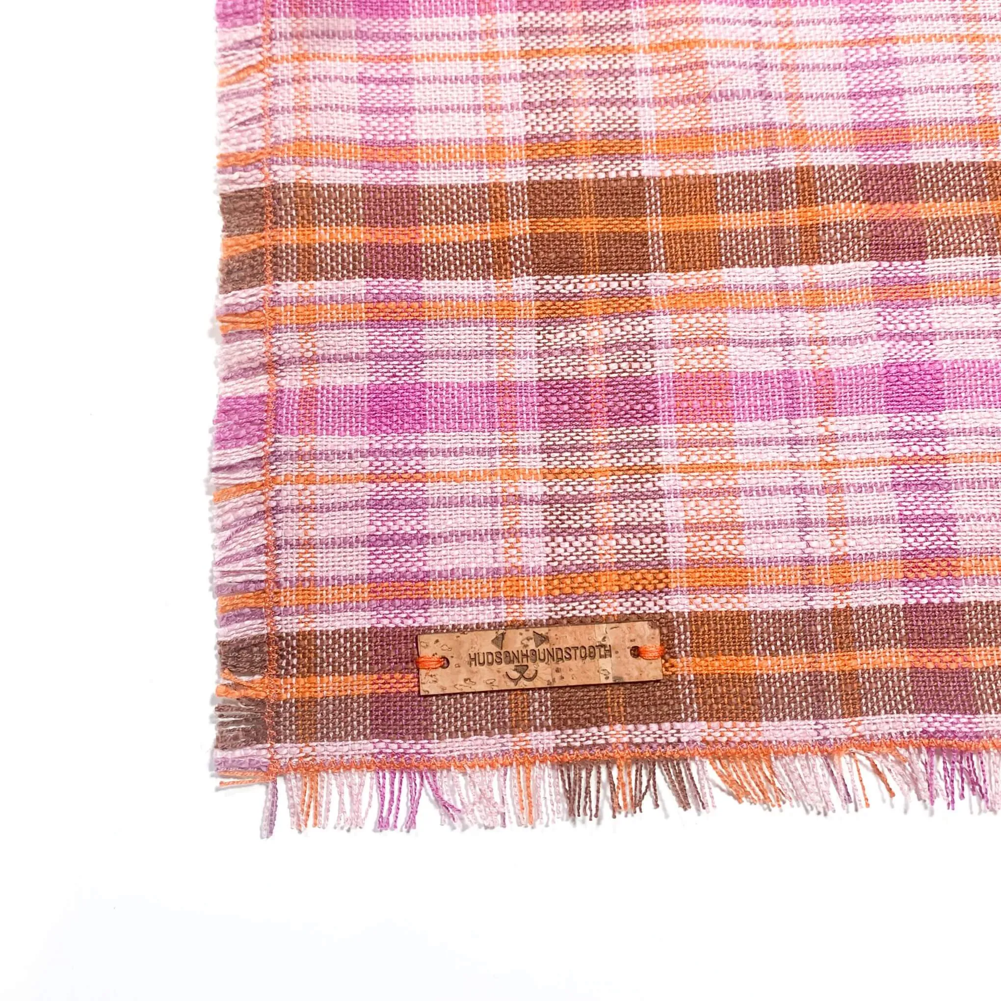 Rosy Orchard Plaid Bandana