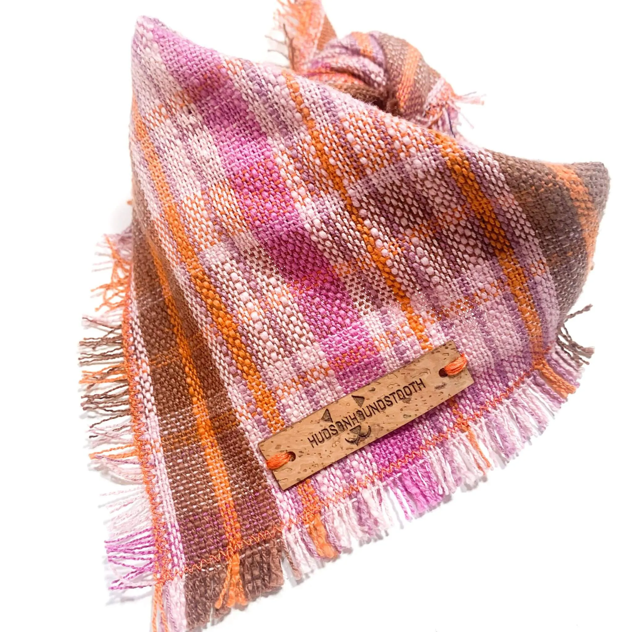 Rosy Orchard Plaid Bandana