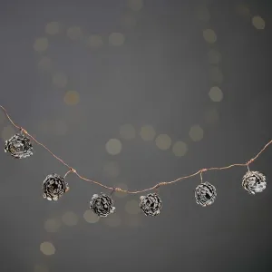 Rustic Aged Zinc Bud Garland