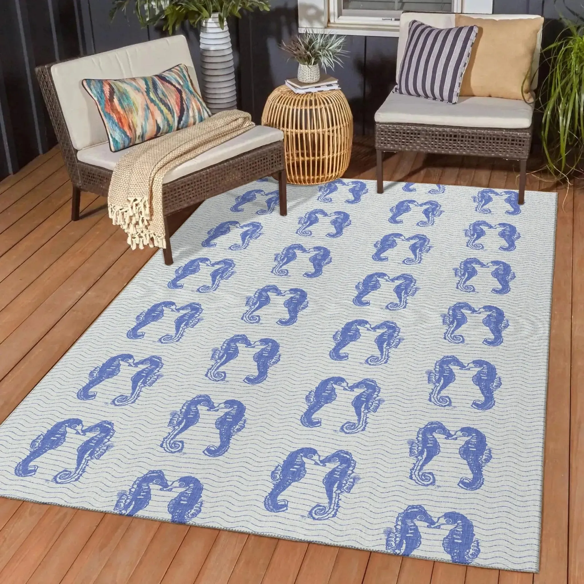Seabreeze SZ15 Navy Rug